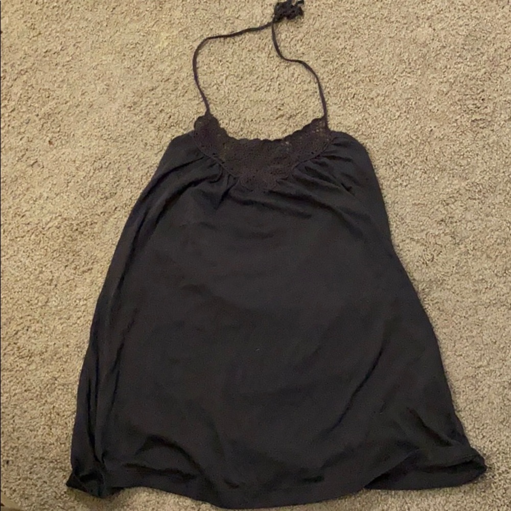 Like new gap crochet halter tank brown small boho ⭐️⭐️